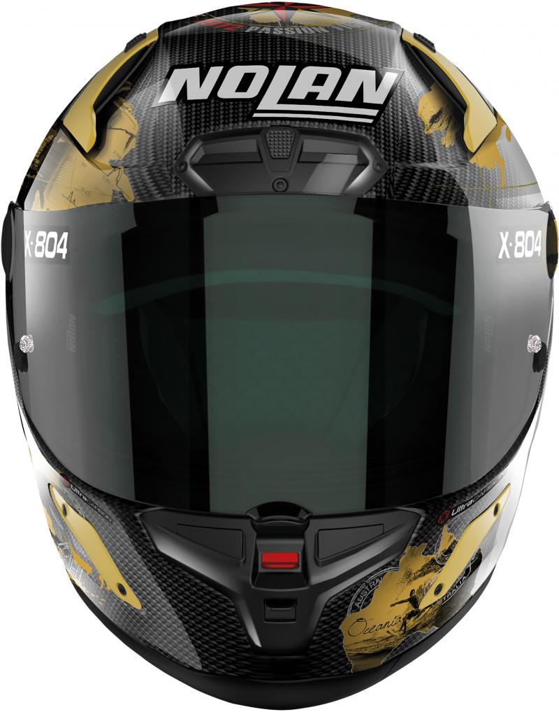Casque Nolan X804rs Checa replica gold