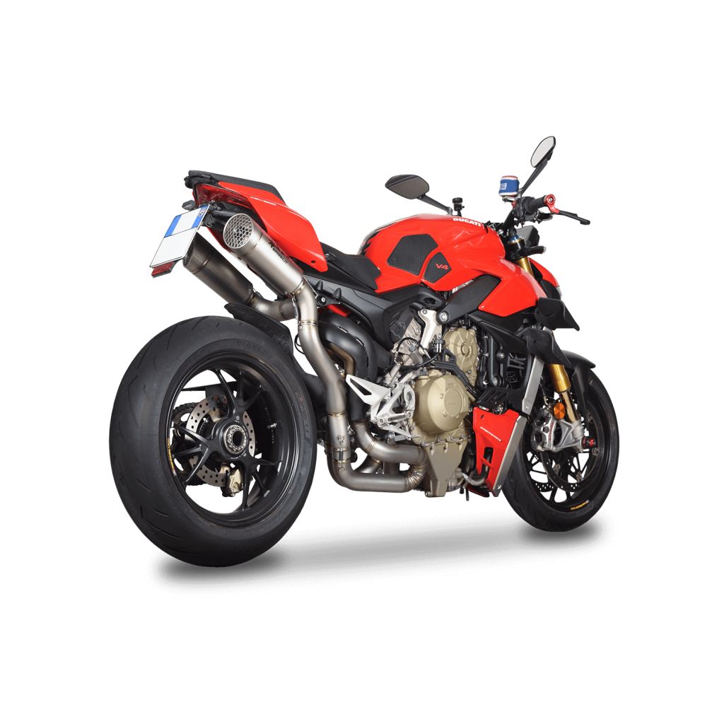 Ligne d'échappement Spark inox pour Panigale V4 18-24/Streetfighter V4 20-24