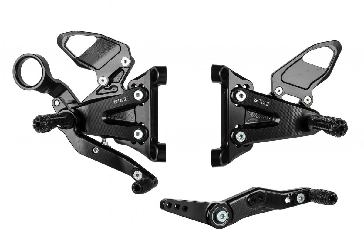 Commandes reculées réglable - Noir BMW S1000R 2021-2024