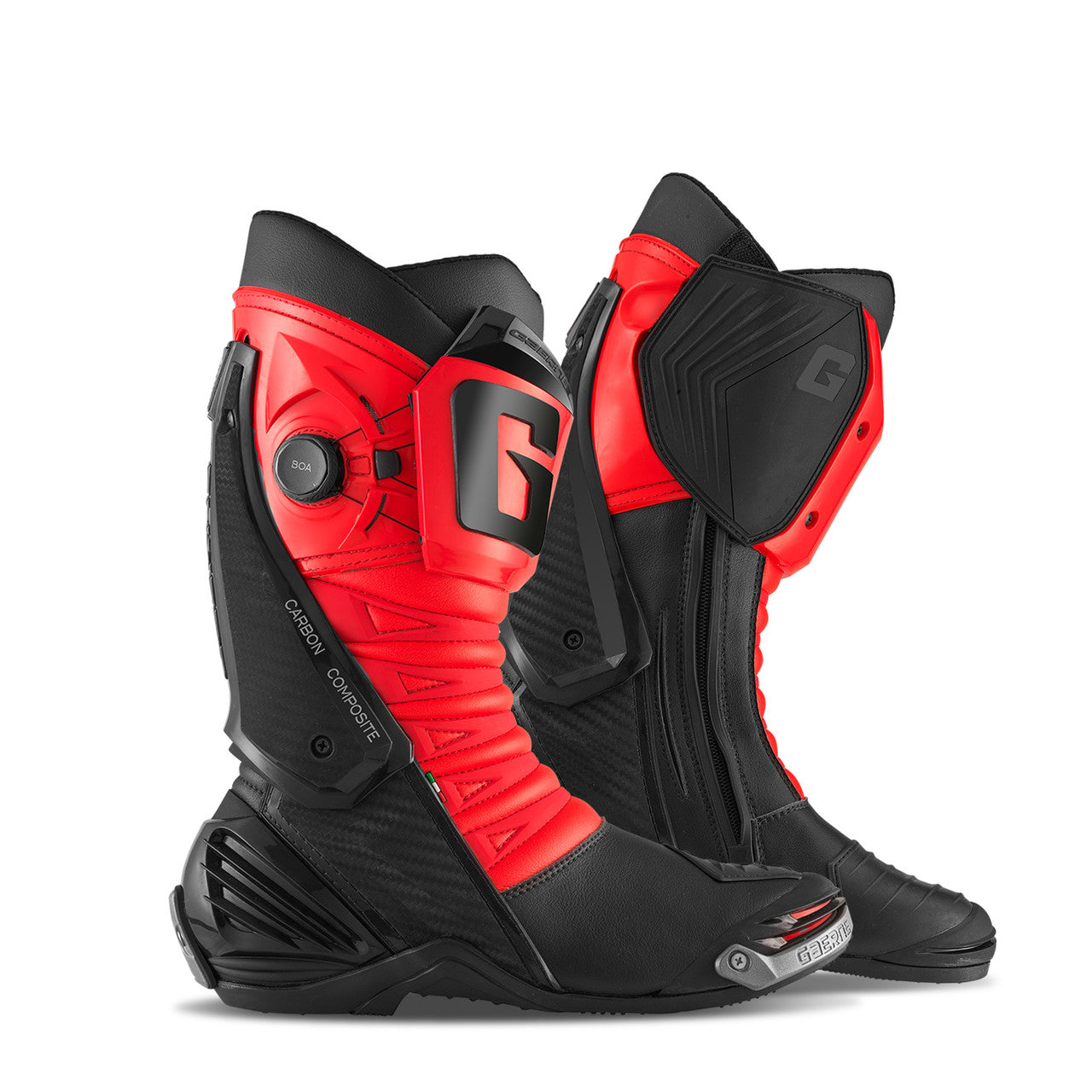 Bottes Gaerne GP1 LS black/fluo red