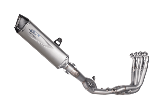 Ligne complète SPARK Collecteur inox EVO 2023 + silencieux Force EVO Titane longueur 450mm