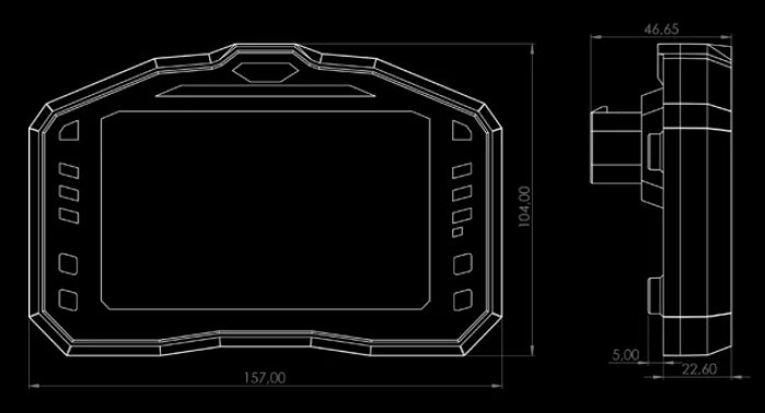 tableau de bord davinci ii-s x series STARLANE
