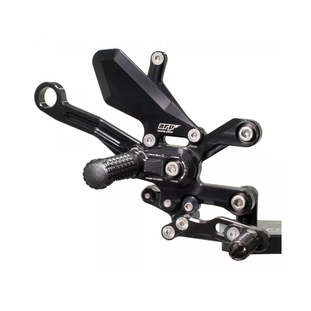 Commandes reculées ARP X-Type pour Aprilia RSV4 18-20/Tuono V4 18-20