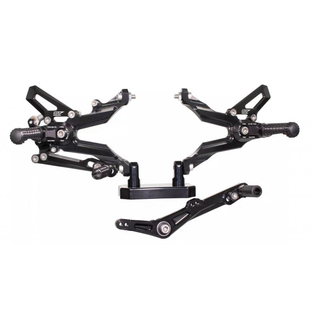 Commandes reculées ARP X-Type pour BMW S1000RR 19-24 inversé et normal