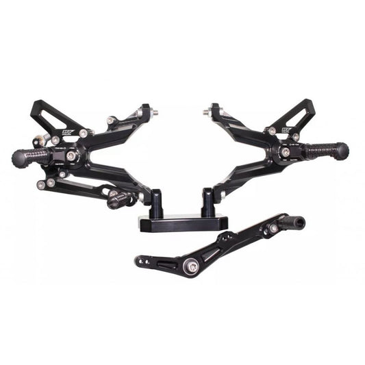 Commandes reculées ARP X-Type pour BMW S1000RR 19-24 inversé et normal