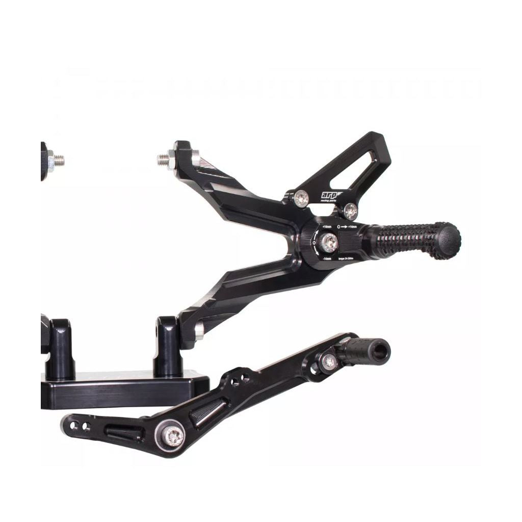 Commandes reculées ARP X-Type pour BMW S1000RR 19-24 inversé et normal