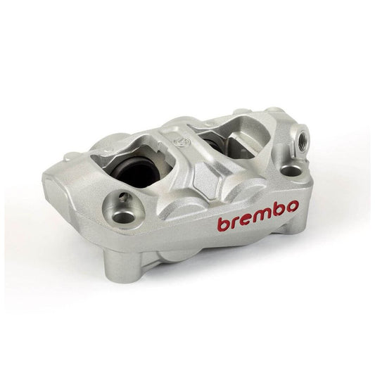 Etriers Brembo Hypure gauche + droit 100mm Gris/Rouge