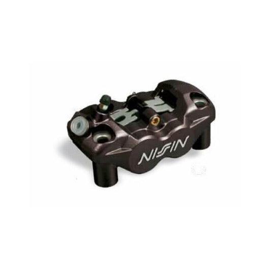 Etriers de frein avant gauche et droit noir Nissin 4 pistons entraxe 108mm