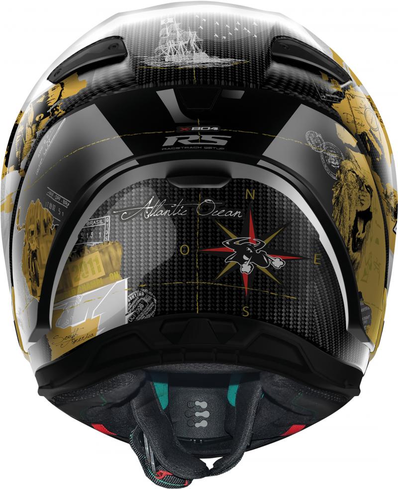 Casque Nolan X804rs Checa replica gold