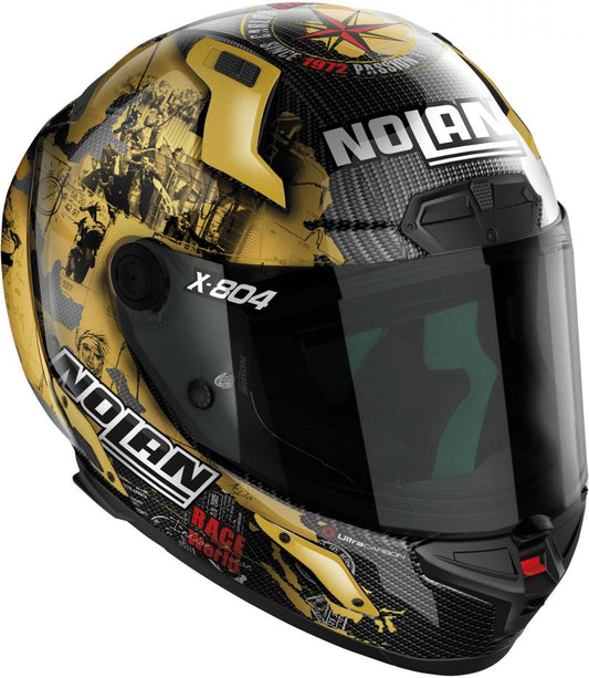 Casque Nolan X804rs Checa replica gold