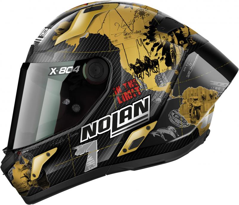 Casque Nolan X804rs Checa replica gold
